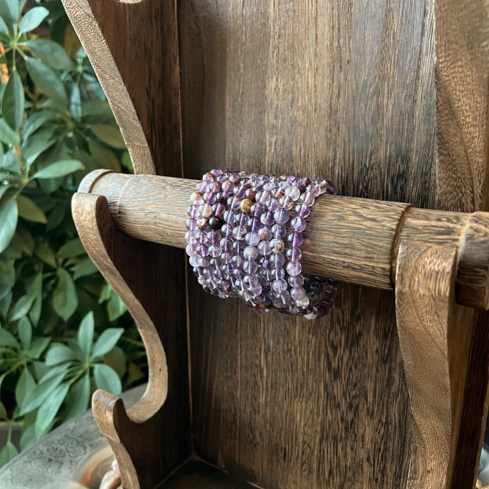 Faceted Super Seven Bracelet